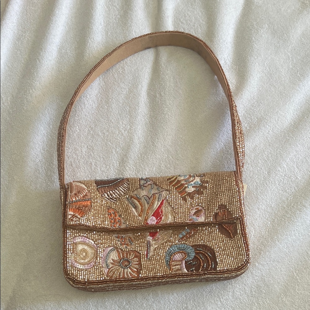 Anthropologie Fiona beaded bag NWT